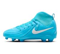 Nike Jr Phantom Luna II Club FG/MG Soccer Shoe, Blue Fury/White, 36.5 EU