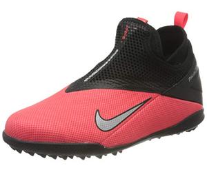 Nike JR Phantom VSN 2 Academy DF TF Laser Crimson/Metallic Silver- 36.5