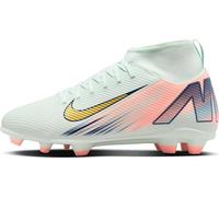 Nike Jr. Superfly 10 Club Mercurial Dream Speed MG High-Top-fußballschuh (Ältere Kinder) Chaussure de Football, Barely Green MTLC Gold Coin, 38.5 EU