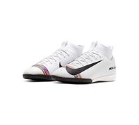 Nike Jr Superfly 6 Academy GS IC, Chaussures de Futsal Mixte Enfant, Multicolore (White/Black/Pure Platinum 000), 37 EU