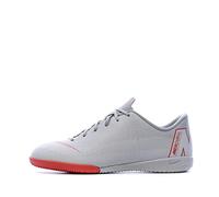 Nike Jr Vapor 12 Academy GS IC, Chaussures de Futsal Mixte Enfant, Multicolore (Wolf Grey/Lt Crimson/Pure Platinum 060), 33 EU