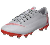 Nike Jr Vapor 12 Academy PS FG/MG, Chaussures de Futsal Mixte Enfant, Multicolore (Wolf Grey/Lt Crimson-Pure Platinum 060), 28.5 EU