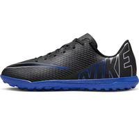 Nike Jr Vapor 15 Club TF Football Soccer Shoe, Black/Chrome-Hyper Royal, 35.5 EU