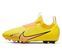 Nike Jr. Zoom Mercurial Vapor 15 Academy AG Little/Big Kids' Artificial-Grass Soccer Cleats, Yellow Strike/Sunset Glow-Volt Ice, 38.5 EU