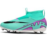 NIKE Jr Zoom Superfly 9 Acad FG/MG Haute, Hyper Turq Fuchsia Dream Black White, 33.5 EU