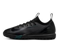Nike Jr Zoom Vapor 16 Academy TF Soccer Shoe, Black/Black-Deep Jungle, 35.5 EU