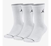 Nike - Jumpman Crew - Chaussettes - Set de 3 - Homme - Blanc (Noir) - Taille: FR : M (Taille Fabricant : 38-42)