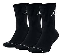 Nike - Jumpman Crew - Chaussettes - Set de 3 - Homme - Noir - Taille: FR : M (Taille Fabricant : 38-42)