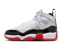 NIKE Jumpman Two Trey GS Great School Sneakers Chaussures tendance, Blanc, rouge et noir, 40 EU