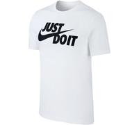 Nike Just Do It Swoosh T-Shirt Mens Blanc/Noir XL Male