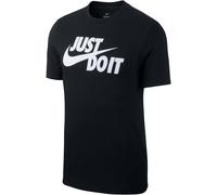 Nike Just Do It Swoosh T-Shirt Mens Noir/Blanc M Male