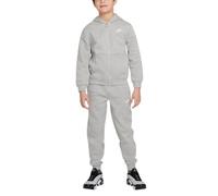 Nike K NSW Club FLC FZ Tracksuit, DK Grey Heather/White, L Unisex