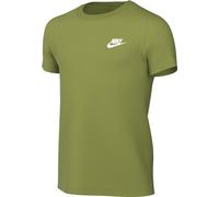 Nike K NSW Tee EMB Futura T-Shirt à Manches Courtes, Pear/White, 14-15 Ans Garçon