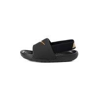 Nike Kawa Slide (TD) Sneaker, Negro/Metallic Gold, 26 EU