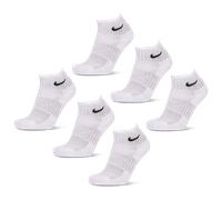 Nike Kids Ankle 6 Pack Unisexe - Chaussettes, Blanc - Taille 38 - 42 - Coton White 38 - 42