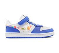 Nike - Kid's Court Borough Low Fleece - Baskets - EU 32 - white / white / sapphire / black