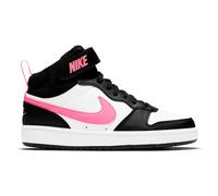 Nike - Kid's Court Borough Mid 2 - Baskets - EU 36 - black / sunset pulse / white