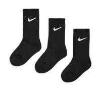 Nike Young Athletes Toddler Kids Cushioned 3 Paires Crew Shoes 7c-10cy/4-5 (Sock Size), Noir, Taille Unique Mixte