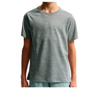 Nike - Kid's Dri-Fit Miler S/S Top - T-shirt technique - M - smoke grey / heather / reflective silver
