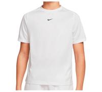 Nike - Kid's Dri-Fit Multi S/S Top LBR Heather - T-shirt - XS - white / white / black