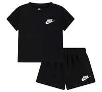 Nike Kids Club Lbr Knit Short Sleeve Set Noir 6-7 Years Enfants