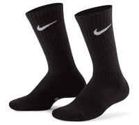 Nike - Kid's Everyday Cushioned Crew Socks 3-Pack - Chaussettes multifonctions - Unisex S - EU: 34-38 - black / white