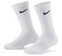 Nike - Kid's Everyday Cushioned Crew Socks 3-Pack - Chaussettes multifonctions - Unisex S | EU 34-38 - white / black