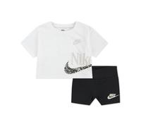 Nike kids girl wild flower boxy tee short 24 mois