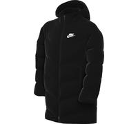 NIKE Kids K NSW Tf Adp Puffer Veste mi-cuisse, noir/blanc, 122/128