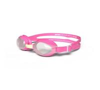 Lunettes de natation Nike Swim Lil Swoosh rose foncé avec verres transparents pour enfants