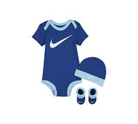 Nike Kids Ln0072 Short Sleeve Set Bleu 0-6 Months Garçons
