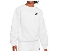 Nike - Kid's NSW Club Fleece Crew L/S - Haut à manches longues - M - white / black