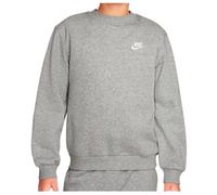 Nike - Kid's NSW Club Fleece Crew L/S - Haut à manches longues - S - dark grey heather / white