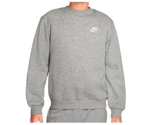 Nike - Kid's NSW Club Fleece Crew L/S - Haut à manches longues - S - dark grey heather / white