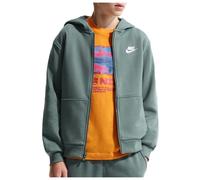 Nike - Kid's NSW Club FT Hooded Full ZIP L/S LBR - Veste à capuche - L - mineral slate / white