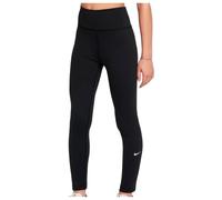 Legging taille haute Dri-FIT Nike One pour ado (fille) Noir/Blanc XS