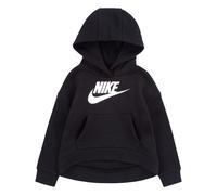 Nike Sweat-shirt Club Fleece Fille High-Low Noir/Blanc Taille 110 (5-6 ans)