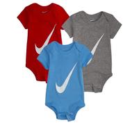 Nike Kids Swoosh Short Sleeve Body 3 Units Multicolore 6-12 Months Enfants