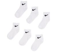 Nike Kids Unisexe - Chaussettes, Blanc - Taille 23.5 - 27 - Poly Jersey White 23.5 - 27