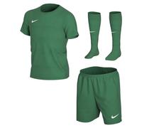 Nike Kit Dri-Fit pour Petits Enfants, Taille S, Vert Pin/Vert Pin/Blanc