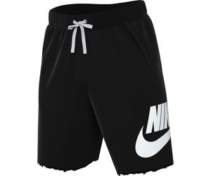 Nike Knee Length Short M NK Club Alumni Hbr Ft Short, Black/White/White, DX0502-010, S