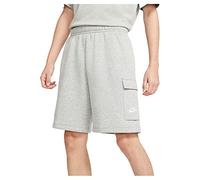 Nike Knee Length Short M NSW Club BB Cargo Short, DK Grey Heather/Matte Silver/White, CZ9956-063, 3XL