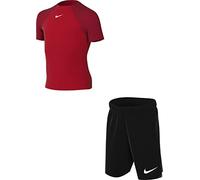 Nike Knit Soccer Training Kit Lk Nk Df Acdpr Trn Kit K, University Red/Bright Crimson/White, DH9484-657, S