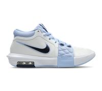 Nike Mixte Lebron Witness VIII Chaussures À LAQUETS, White Thunder Blue Aluminum, 46 EU