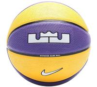 Nike Lebron James Playground 8P 2.0 Ball N1004372-575, Unisex basketballs, Yellow, 7 EU