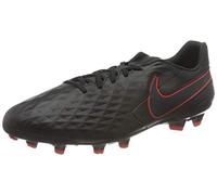 Nike Legend 8 Academy FG/MG Chaussure de Futsal Black/DK Smoke Grey-Chile Red 40