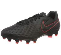 Nike Legend 8 Pro FG, Chaussure de Football Homme, Noir DK Smoke Grey Chile Red, 39 EU