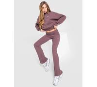 Pantalon taille mi-haute ajusté et côtelé Nike Chill Knit pour femme Tattoo/Sail XS (FR 34-36)