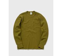Nike Life Long-Sleeve Heavyweight Waffle Top men Longsleeves green taille: L