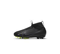 Nike Little/Big Kids' Artificial-Grass Soccer Cleats Jr. Mercurial Zoom Superfly 9 Academy AG, Black/DK Smoke Grey-Summit White-Volt, DJ5613-001, 36.5 EU (4.5Y US)